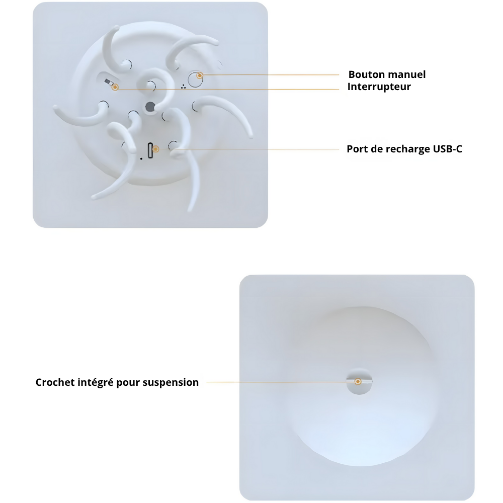 Lampe de chevet LED multicolore avec télécommande – JELLY