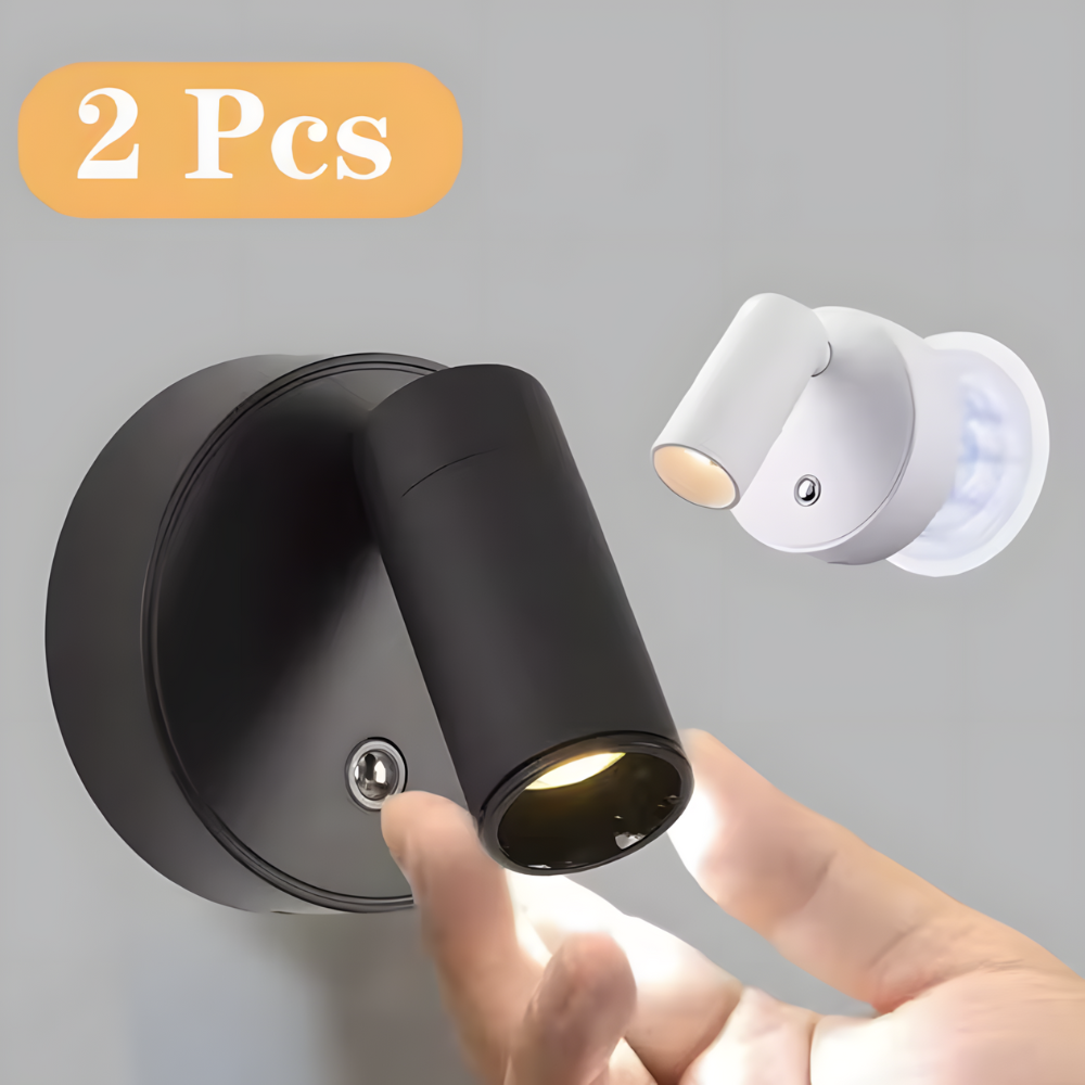 Lampe murale LED rechargeable magnétique tactile – LUMINAIR
