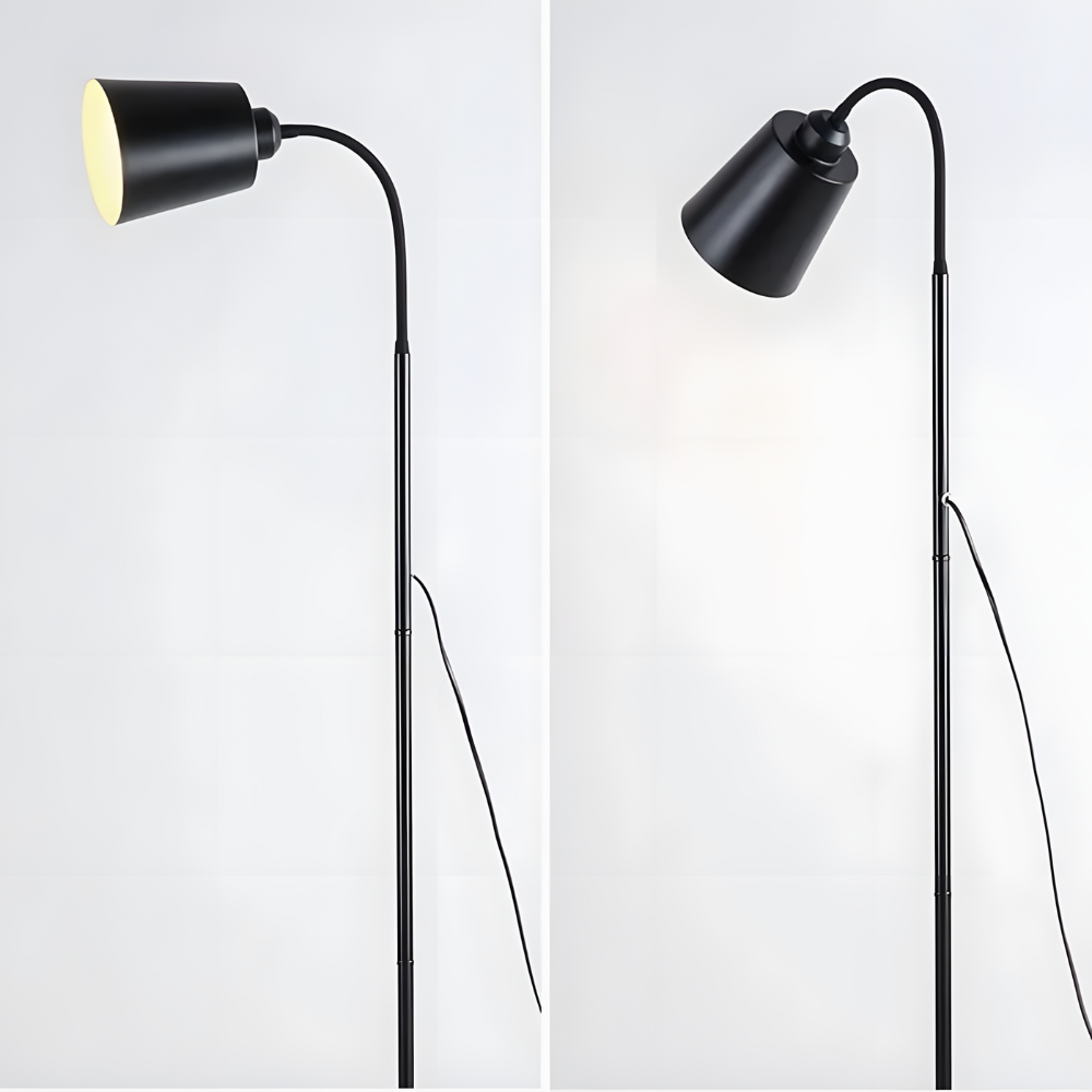 Lampe sur Pied Moderne Bras Flexible & LED Directionnelle - NOVALUM