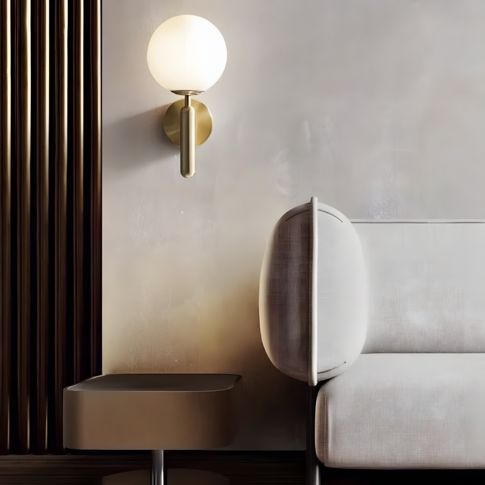Lampe murale design cuivre minimaliste – LUCIRA