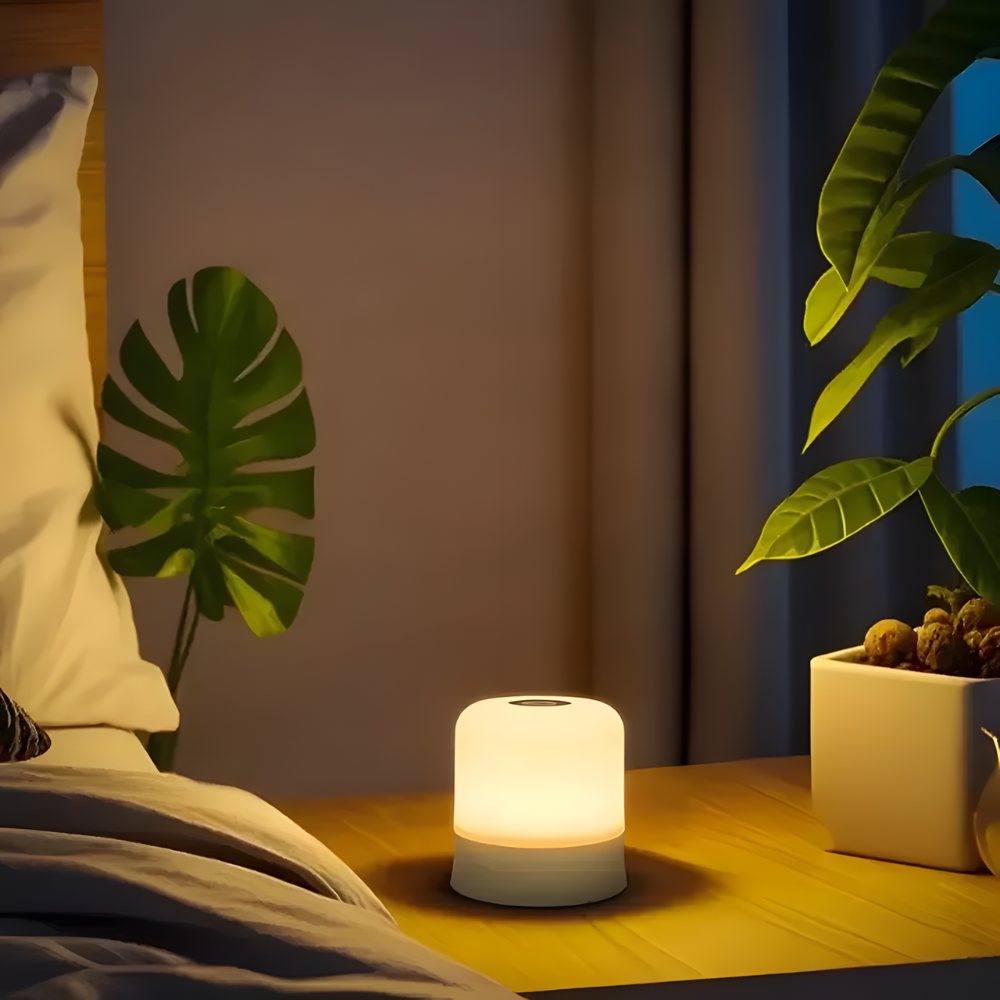 Lampe de chevet LED RGB Tactile & Rechargeable - LUMO