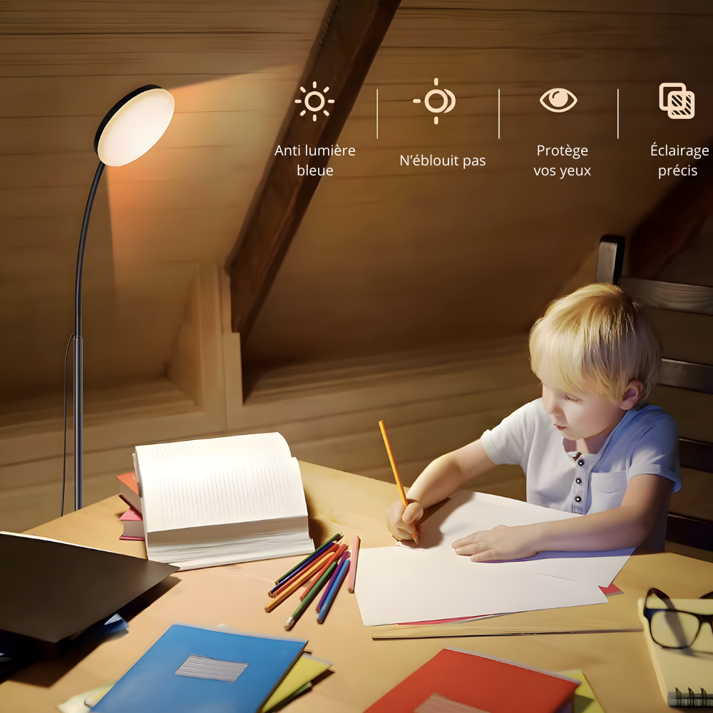 Lampe sur pied LED art déco - SOLARA