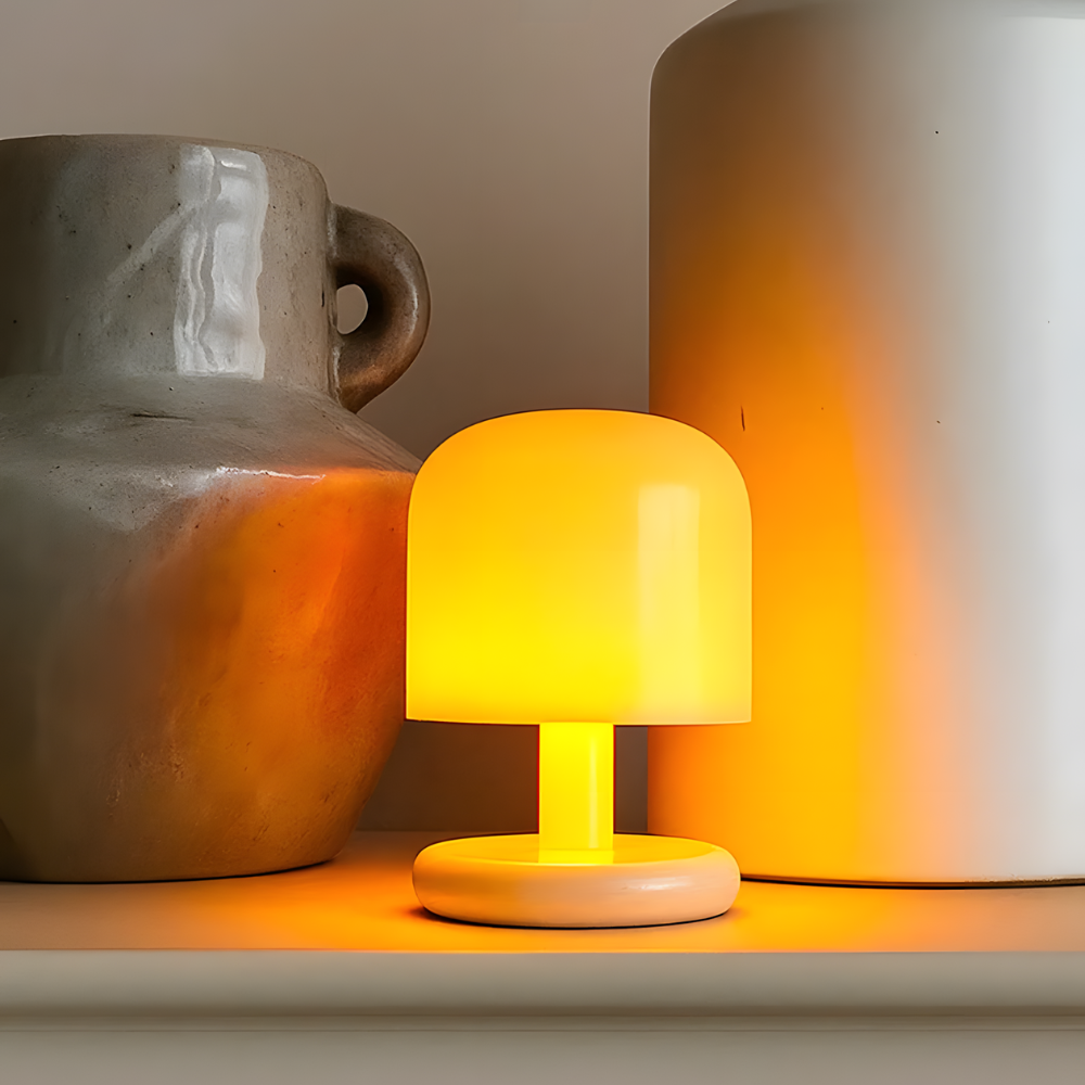 Lampe de chevet LED mini champignon rechargeable – MURA