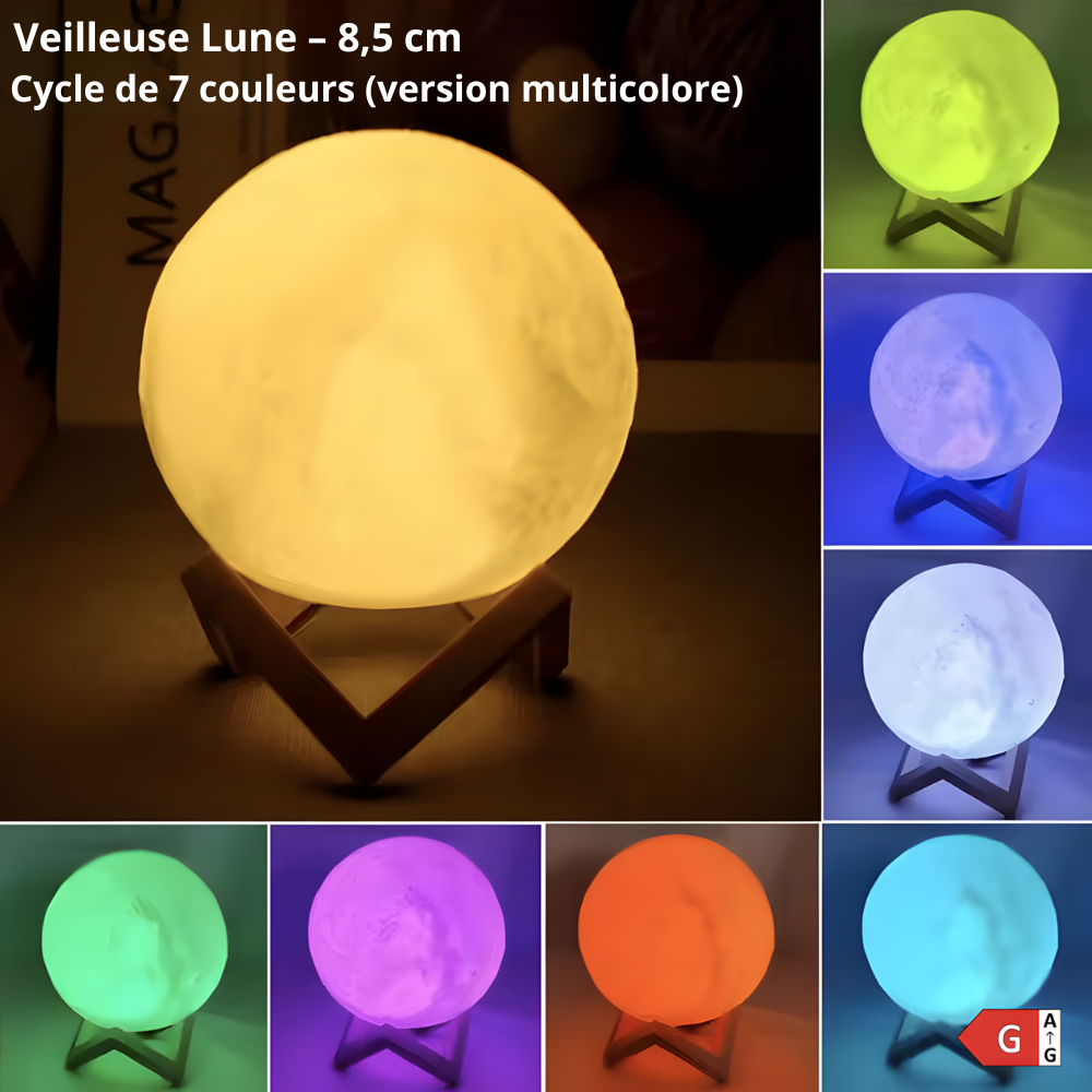 Lampe de chevet Lune LED Mini – LUNYX