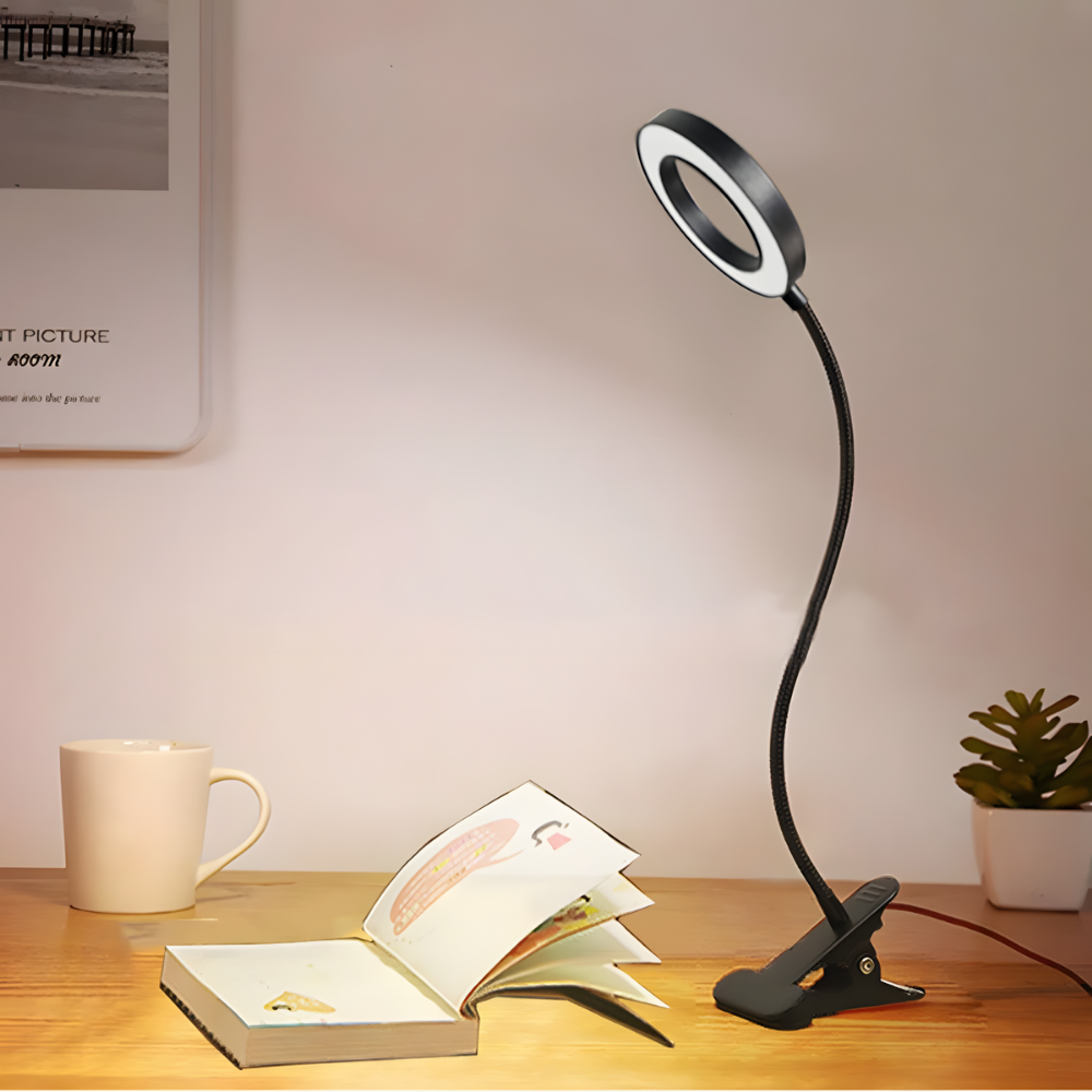 Lampe de bureau LED à pince flexible 360 – LUXEN