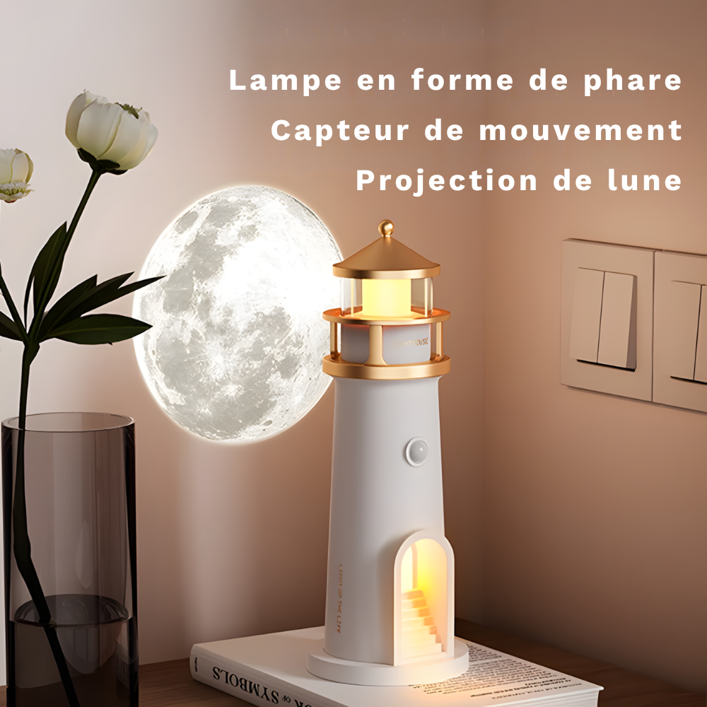 Lampe de chevet phare projecteur lune Bluetooth – SNOORA