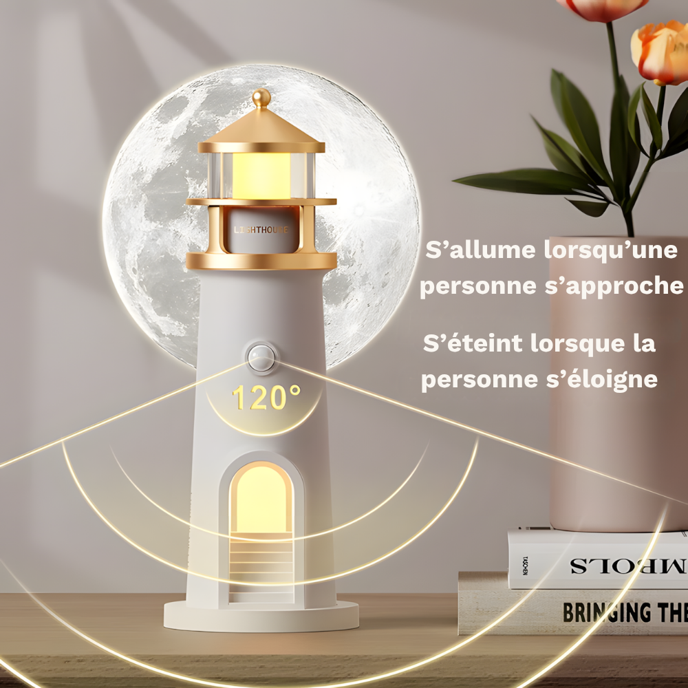 Lampe de chevet phare projecteur lune Bluetooth – SNOORA