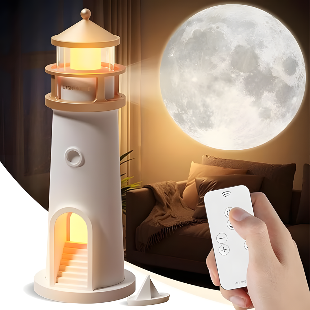 Lampe de chevet phare projecteur lune Bluetooth – SNOORA