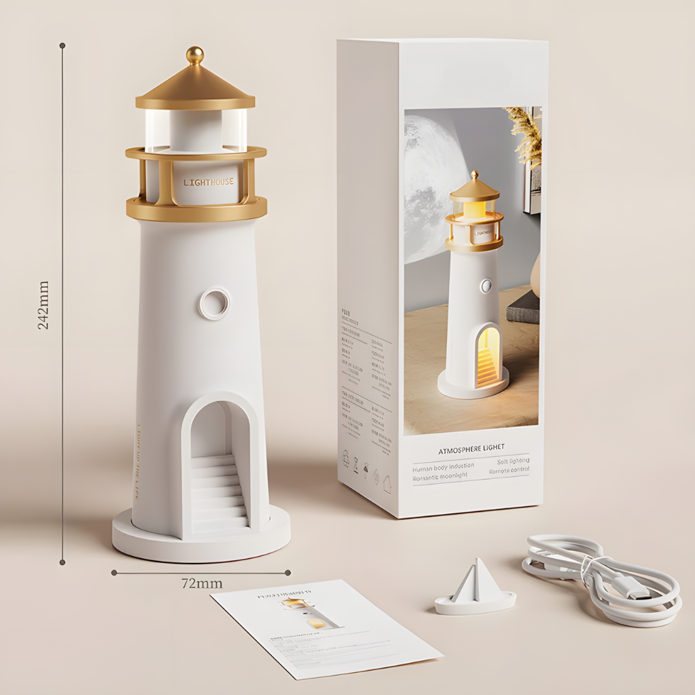Lampe de chevet phare projecteur lune Bluetooth – SNOORA