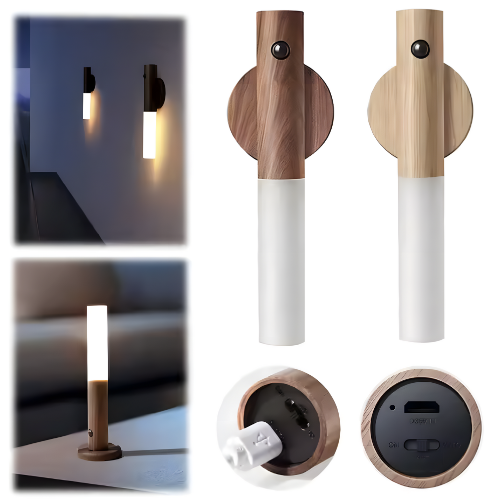 Lampe murale rechargeable à capteur de mouvement – SMARTLUM