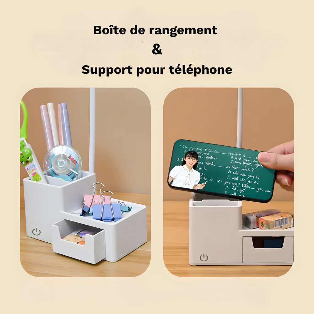 Lampe de Bureau LED Tactile Pliable USB Rechargeable - NORDLI