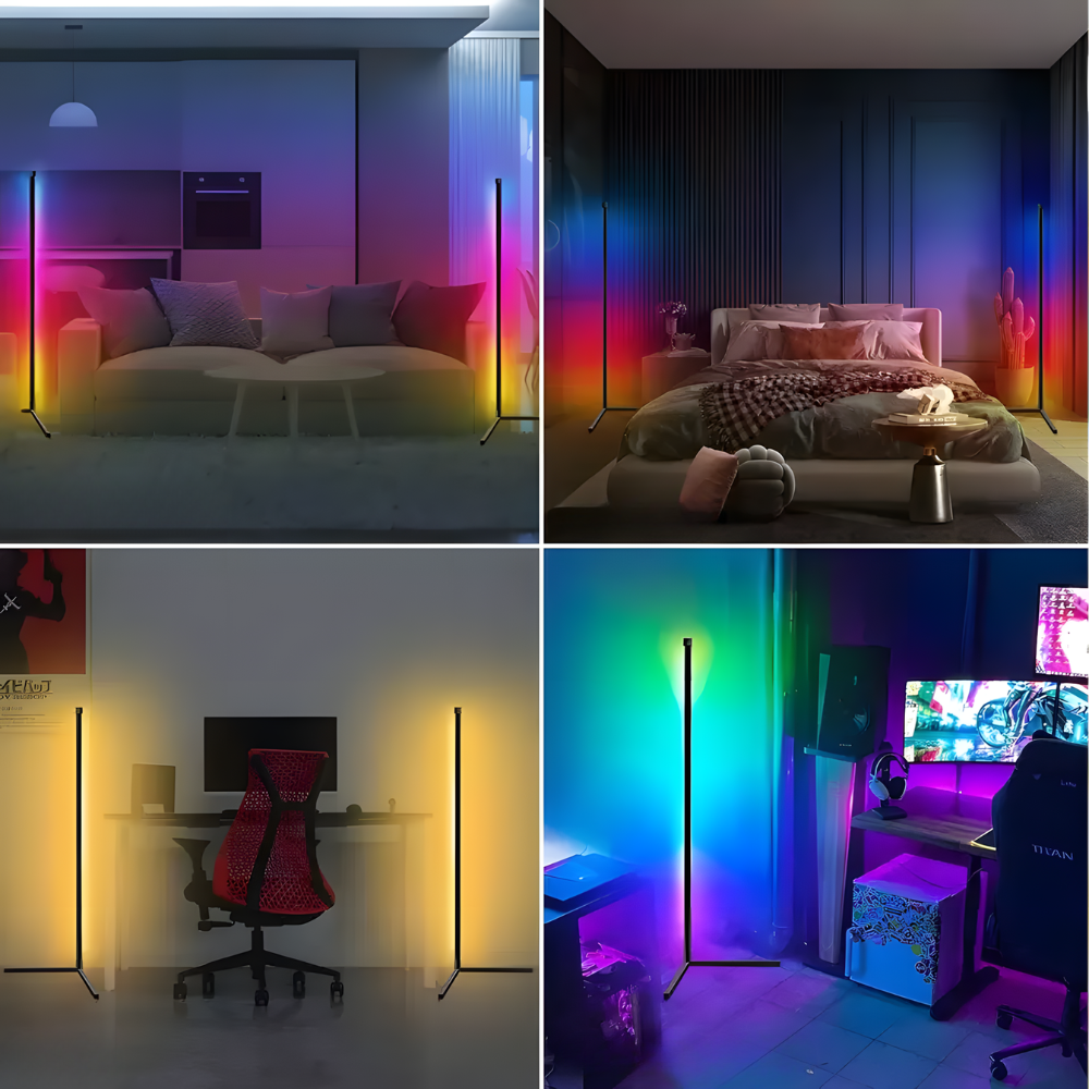Lampe sur pied d’Ambiance RGB Connectée – LUSYNC