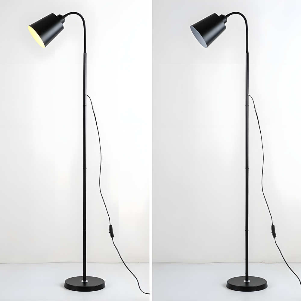 Lampe sur Pied Moderne Bras Flexible & LED Directionnelle - NOVALUM