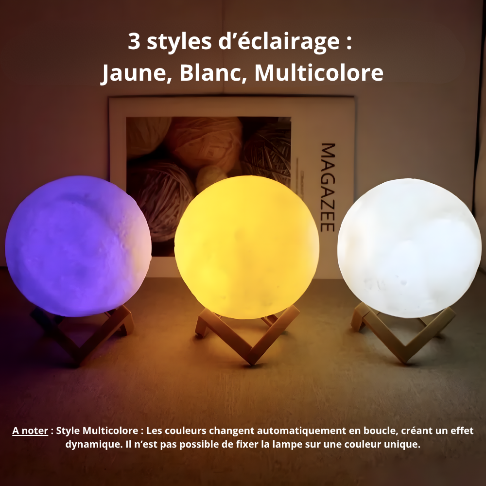Lampe de chevet Lune LED Mini – LUNYX