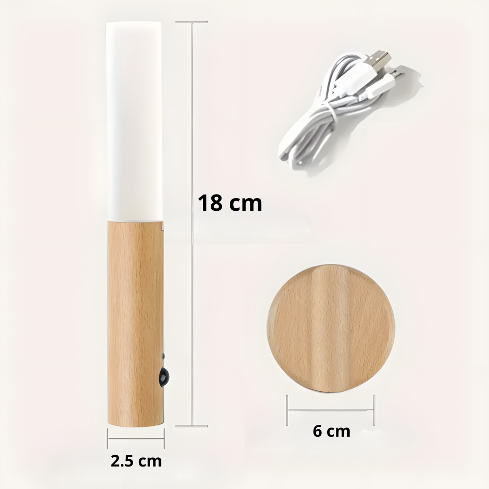 Lampe murale rechargeable à capteur de mouvement – SMARTLUM