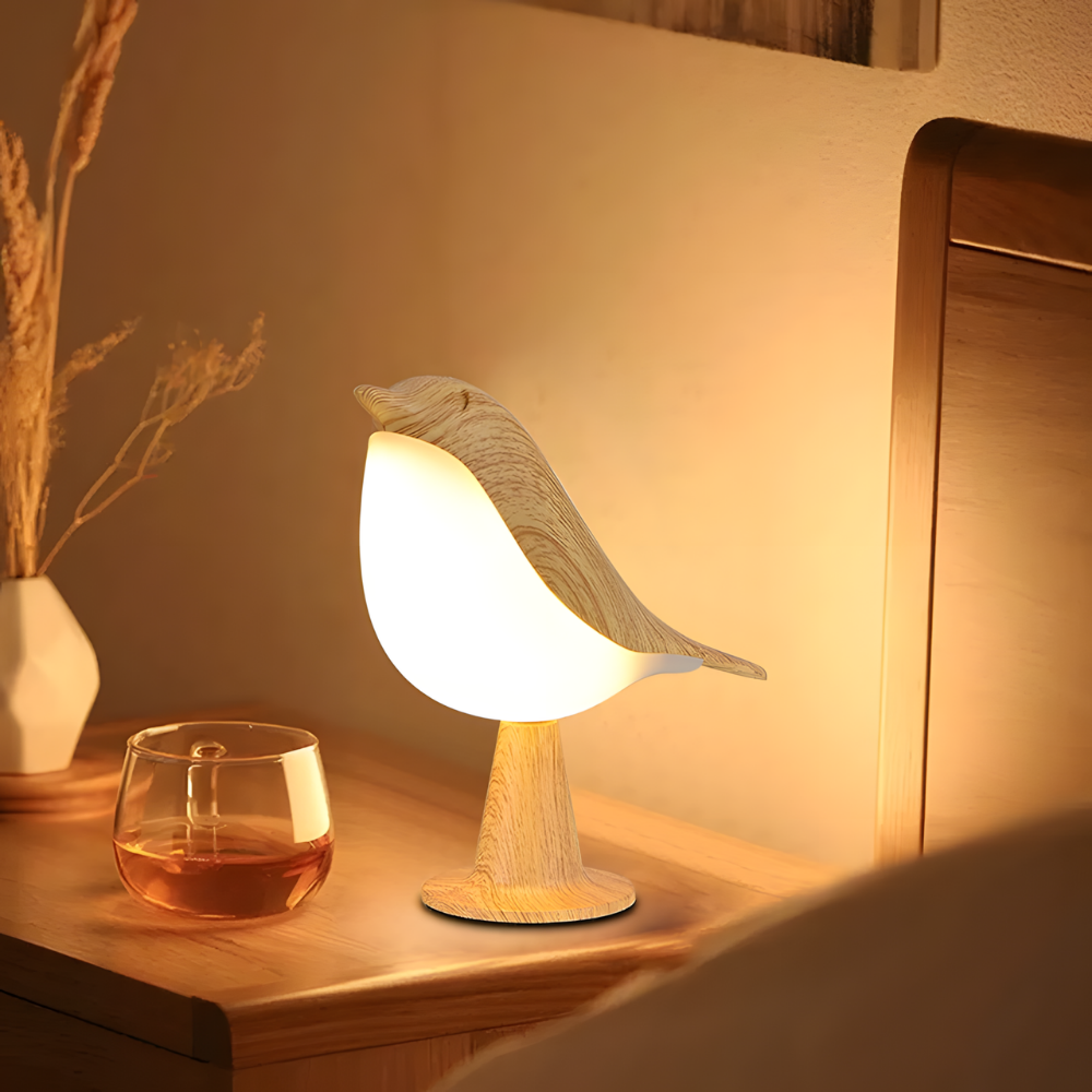 Lampe de chevet oiseau tactile LED diffuseurs d'huiles sans fil – JARA