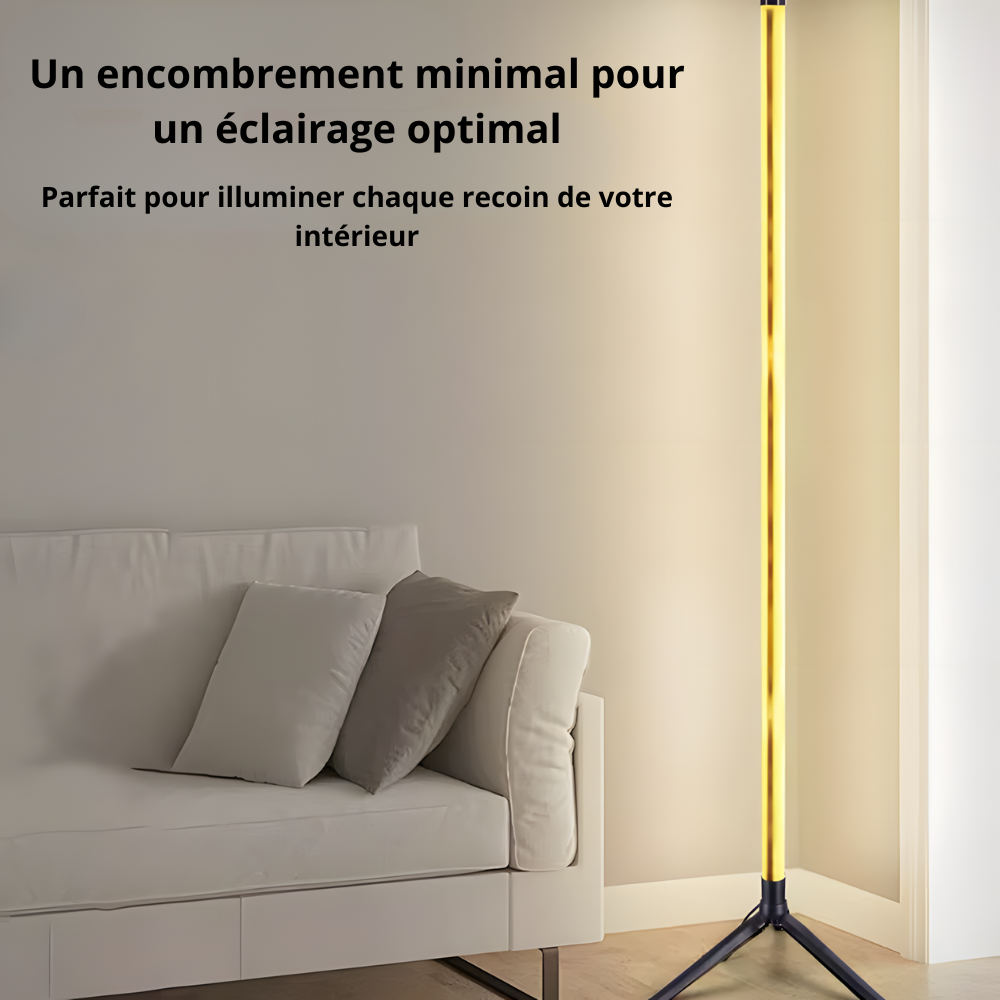 Lampe sur pied RGB d’angle style moderne – SHUSTAR