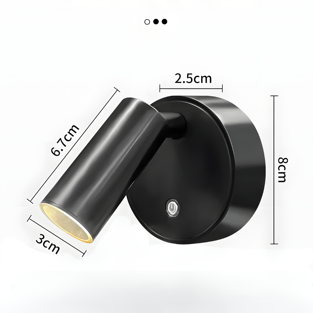 Lampe murale LED rechargeable magnétique tactile – LUMINAIR