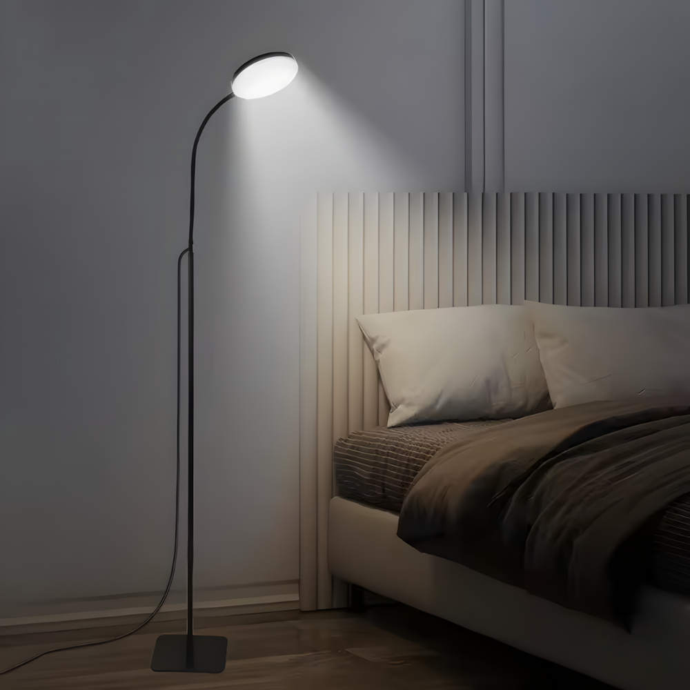 Lampe sur pied LED art déco - SOLARA