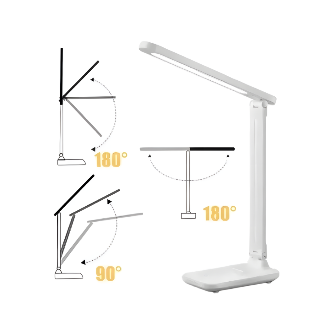 Lampe de bureau LED tactile réglable USB – VIKA