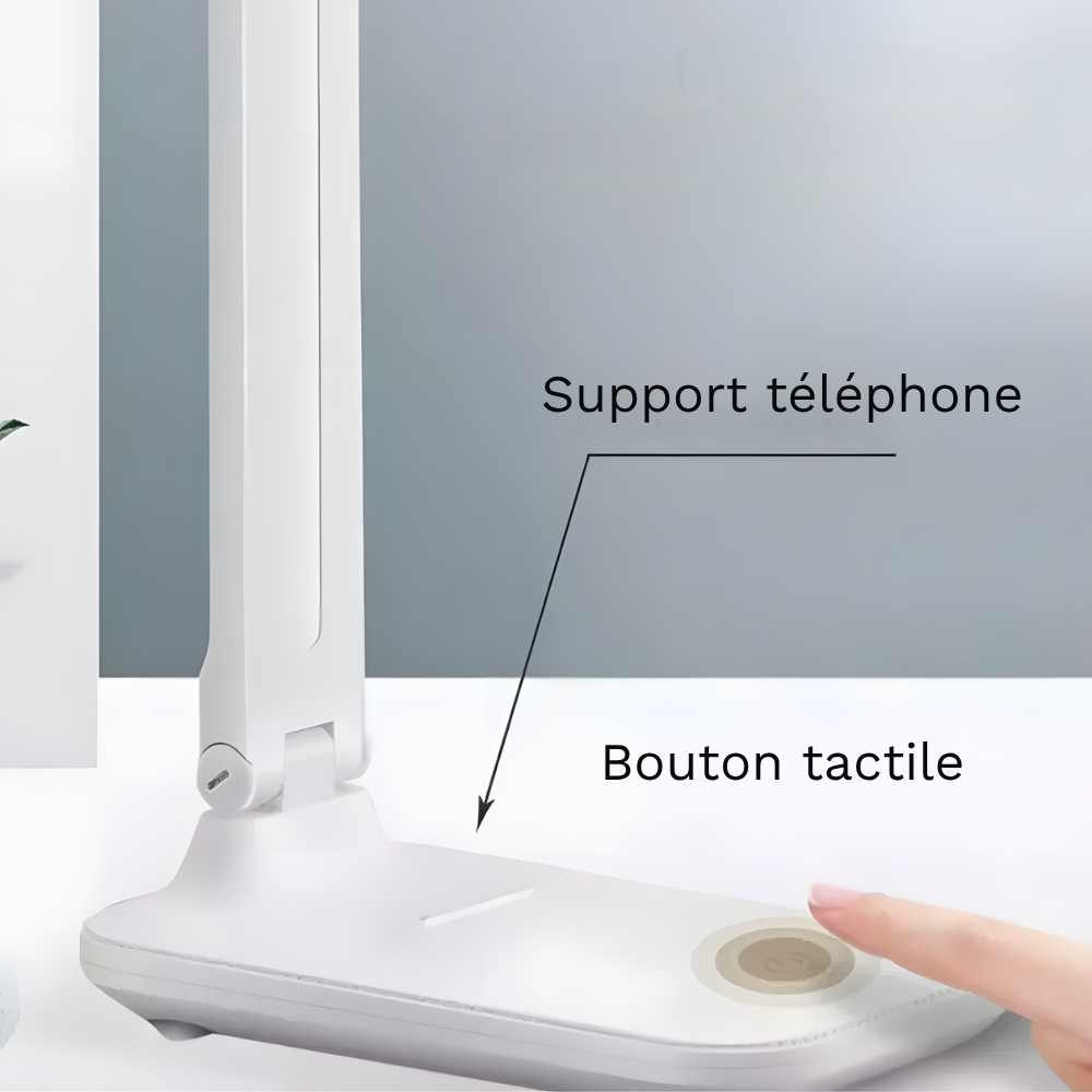 Lampe de bureau LED tactile réglable USB – VIKA