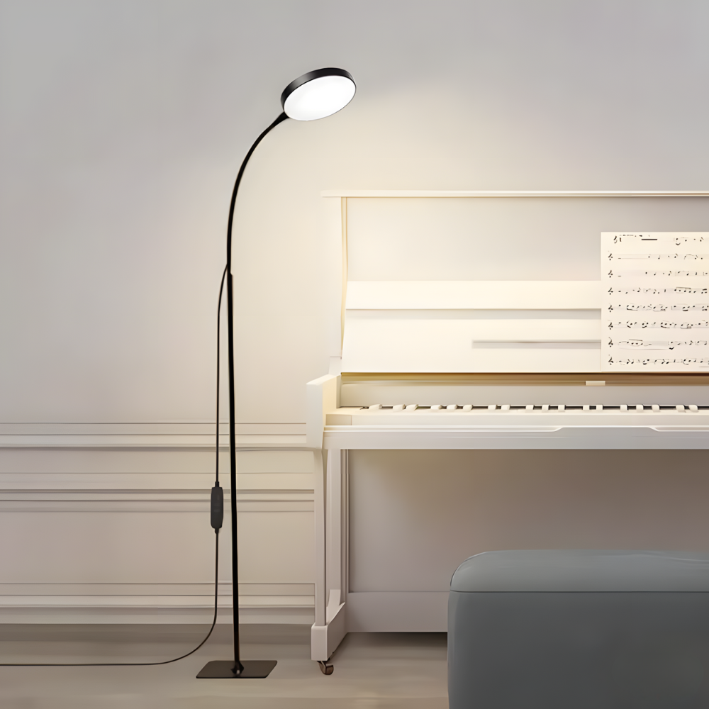 Lampe sur pied LED art déco - SOLARA