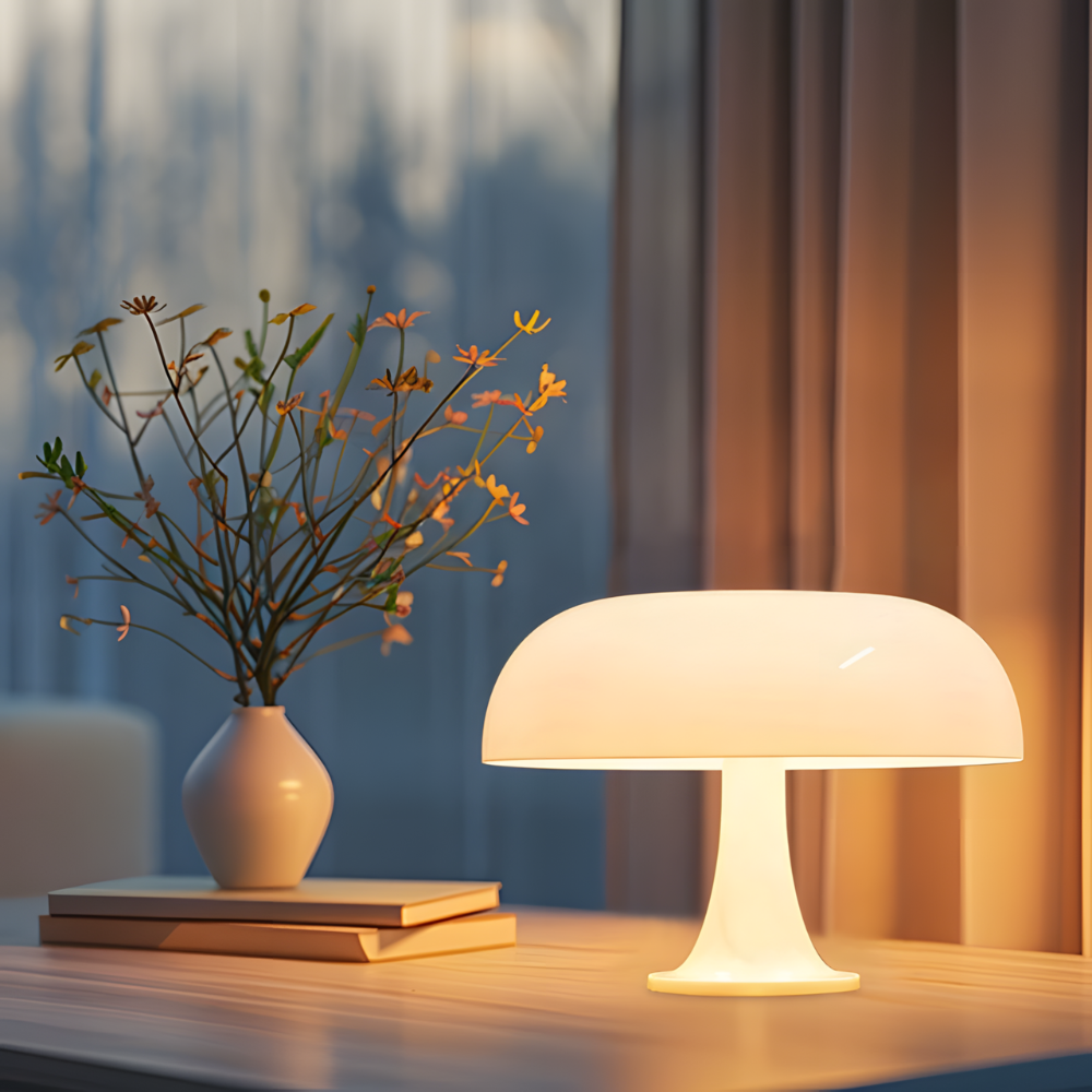 Lampe de chevet design champignon danois moderne – KEMINA