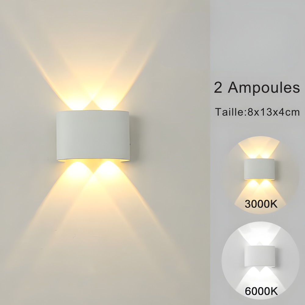Lampe Murale LED moderne applique intérieur & extérieur - VAGG