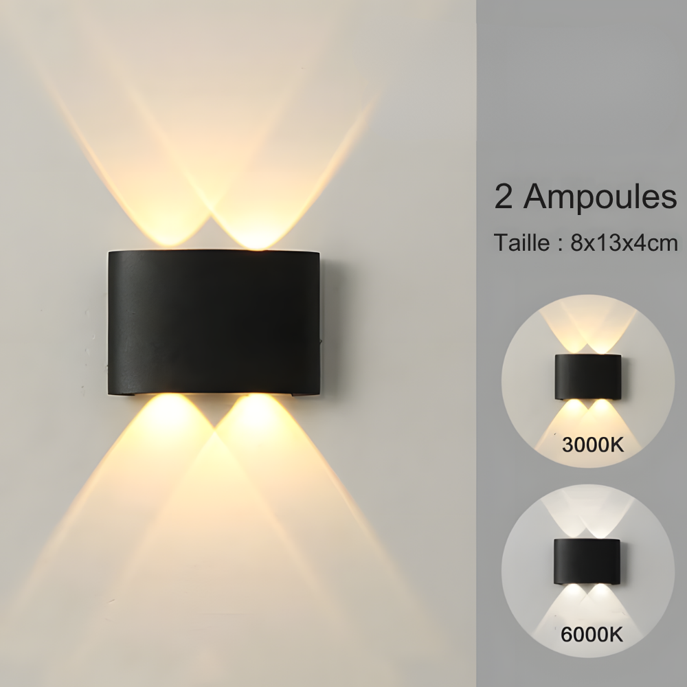 Lampe Murale LED moderne applique intérieur & extérieur - VAGG