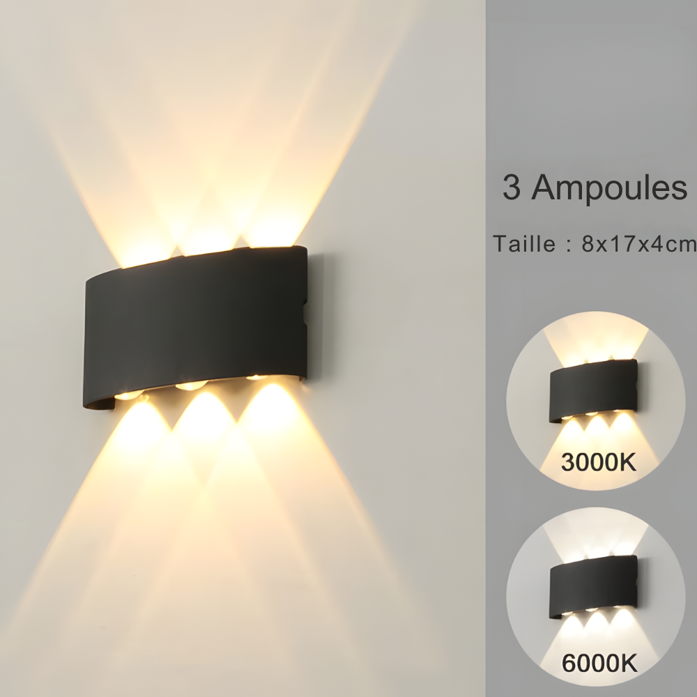 Lampe Murale LED moderne applique intérieur & extérieur - VAGG