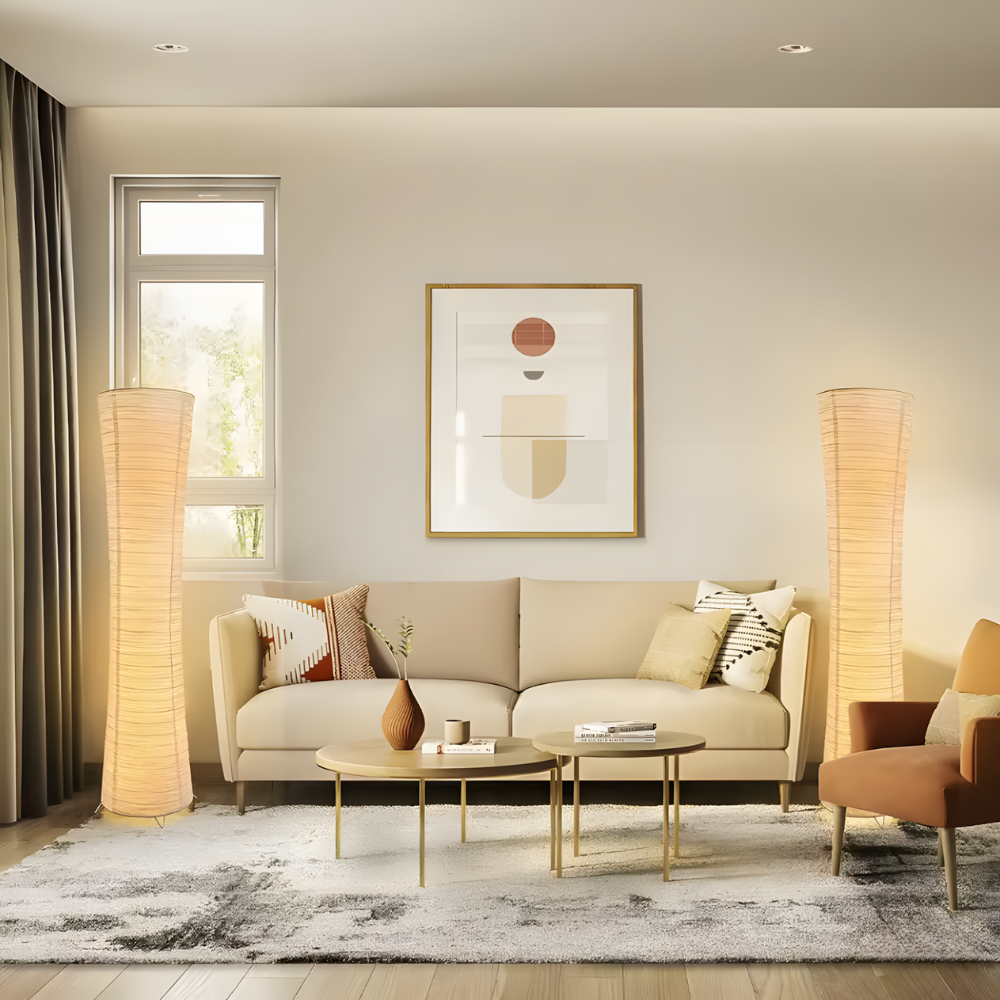 Lampe sur Pied Design Cylindrique – SHIRO