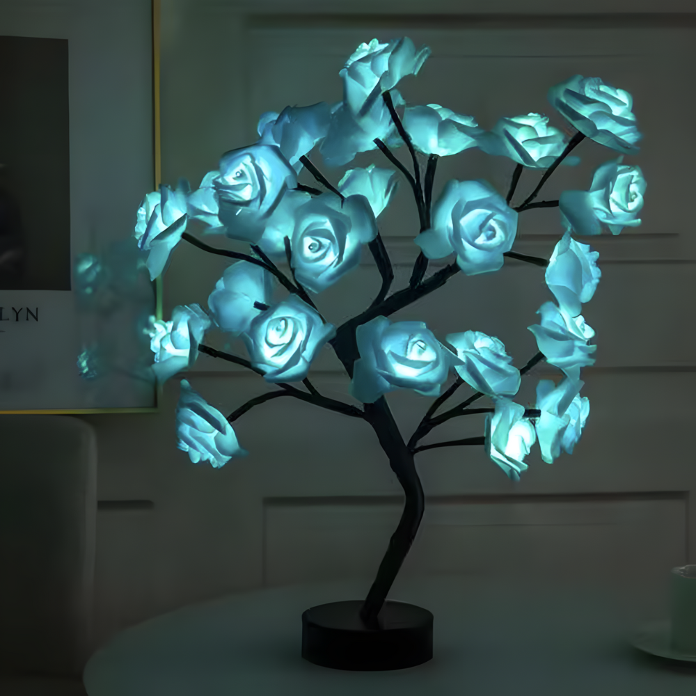 Lampe de chevet Arbre de Roses LED - LUMIROSE