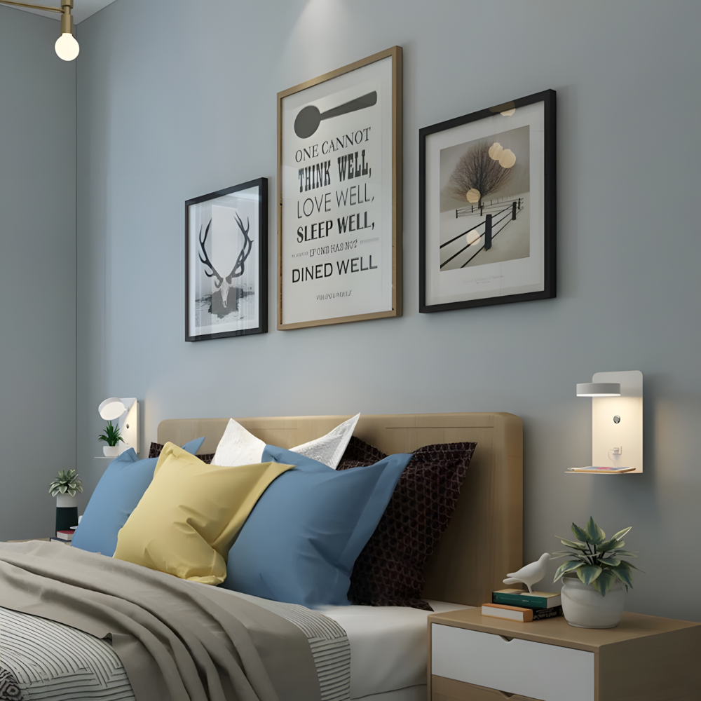 Lampe murale LED applique avec port USB – NIKAVA