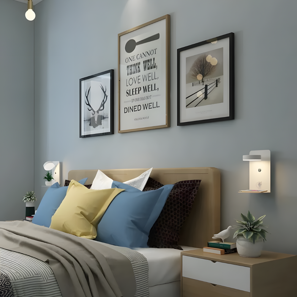 Lampe murale LED applique avec port USB – NIKAVA