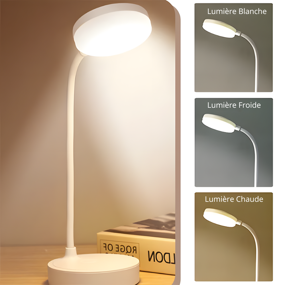 Lampe de Bureau Pliable & Rechargeable - FLEXIA