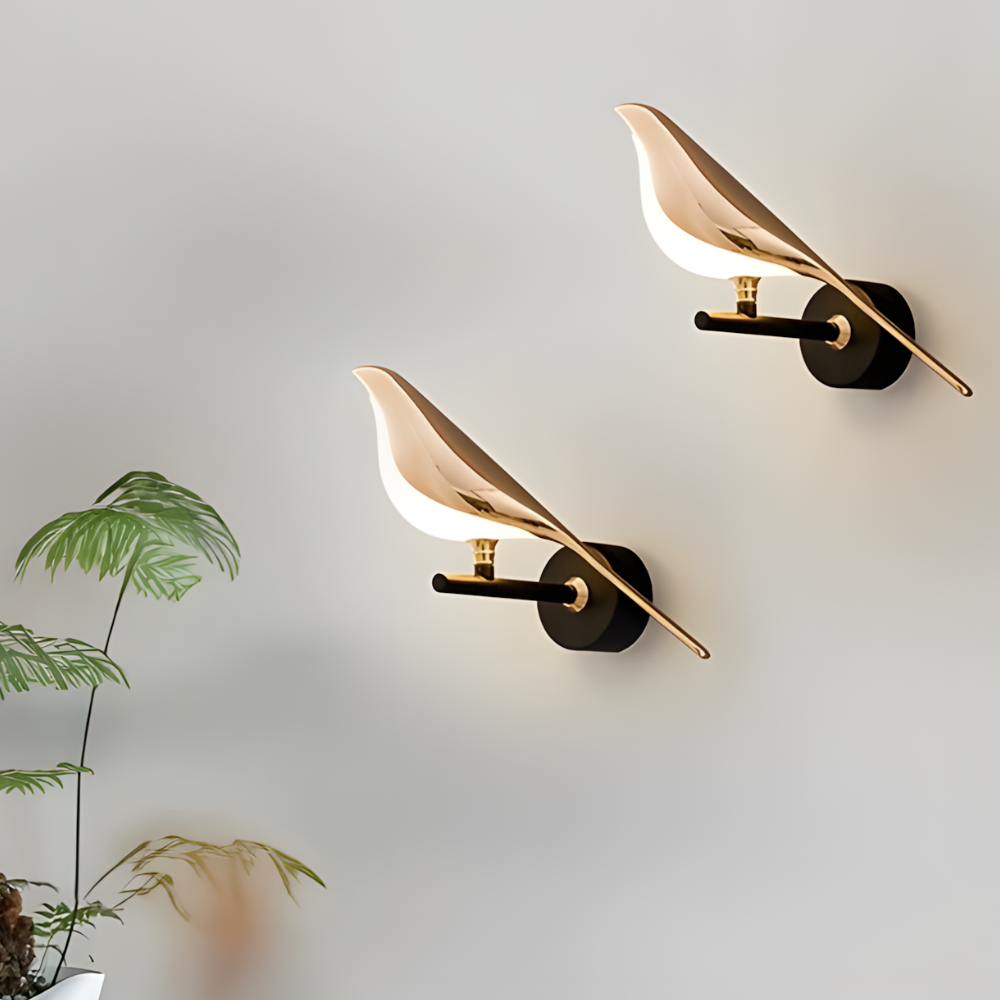 Lampe murale LED applique en forme oiseau nordique décorative – SKYRA