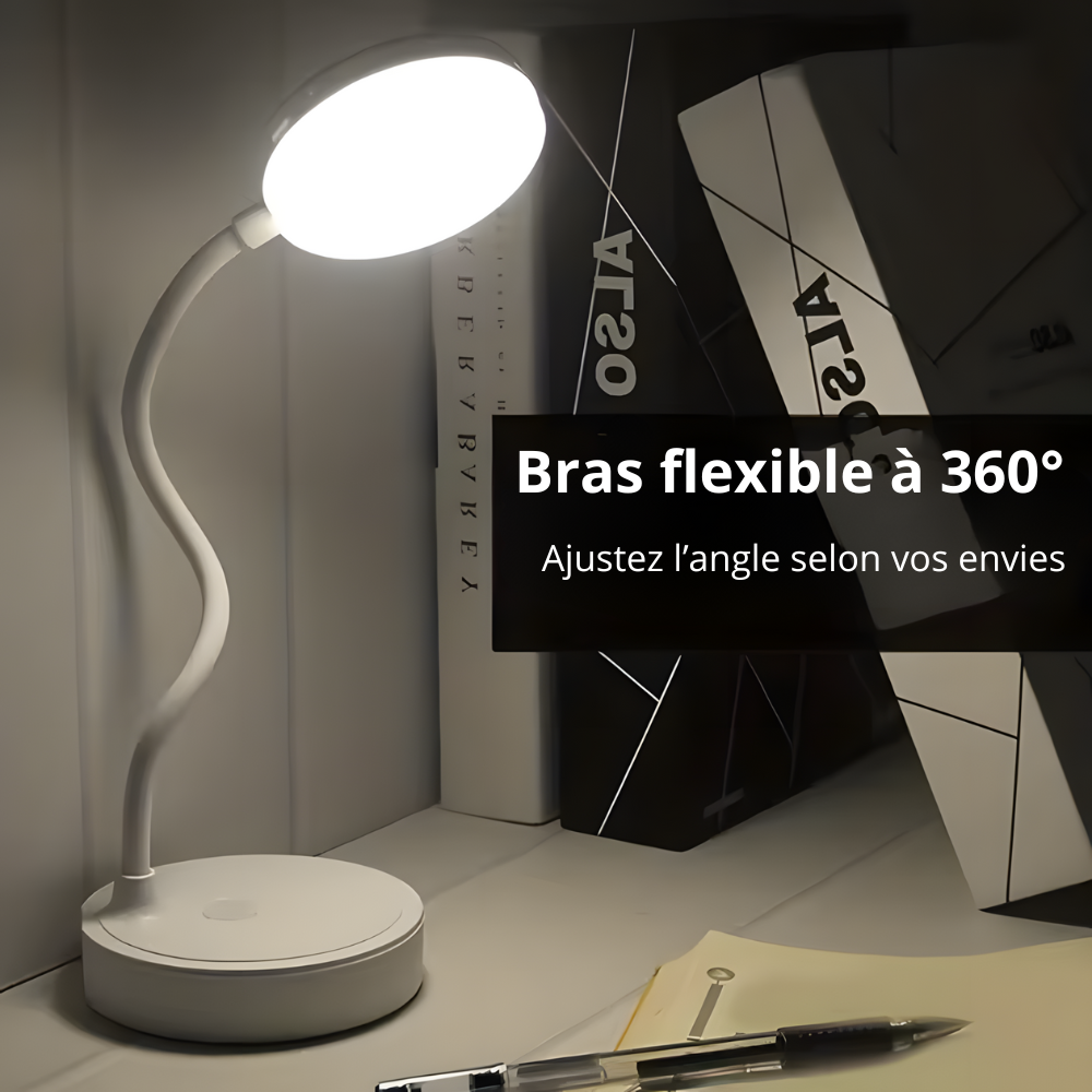 Lampe de Bureau Pliable & Rechargeable - FLEXIA