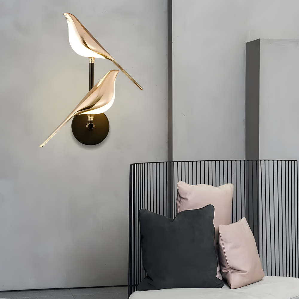 Lampe murale LED applique en forme oiseau nordique décorative – SKYRA