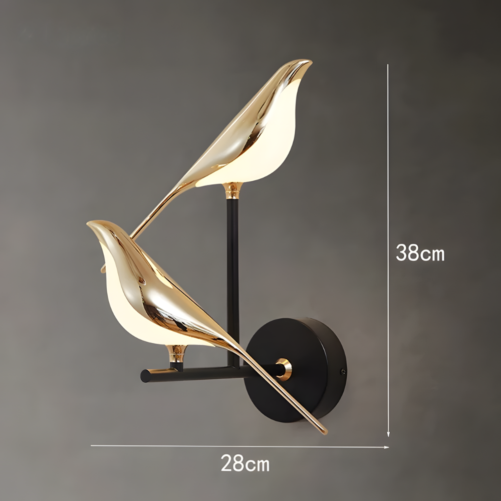 Lampe murale LED applique en forme oiseau nordique décorative – SKYRA