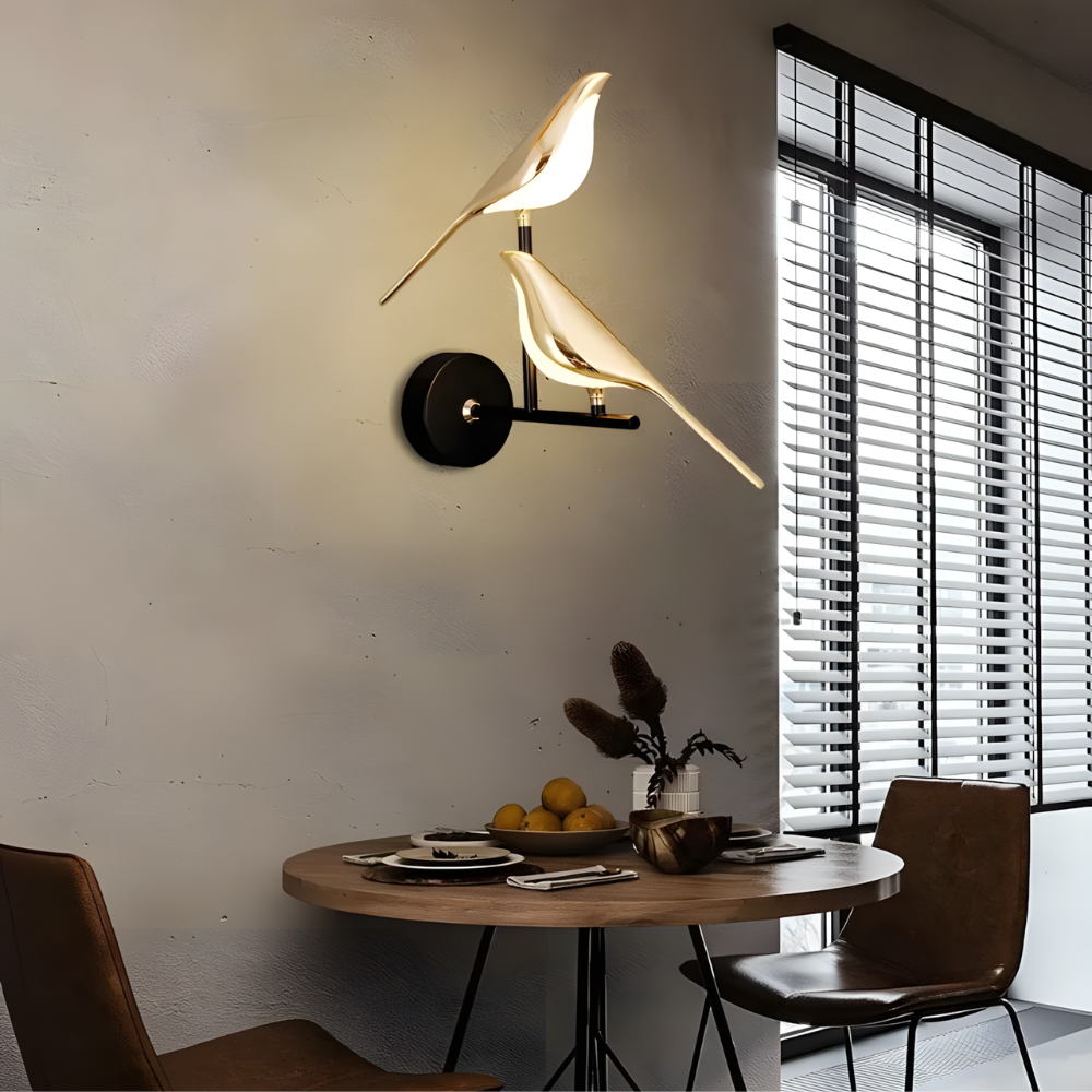 Lampe murale LED applique en forme oiseau nordique décorative – SKYRA