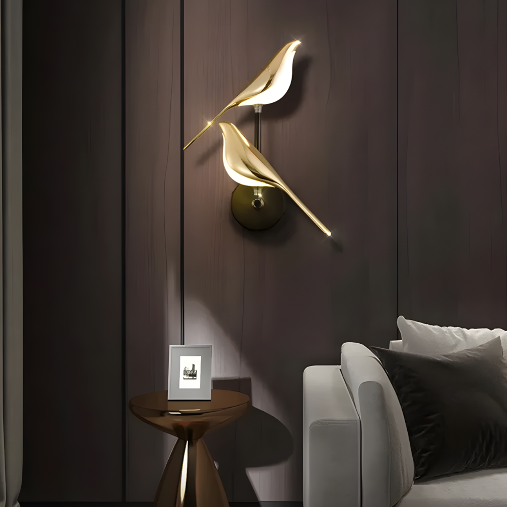 Lampe murale LED applique en forme oiseau nordique décorative – SKYRA