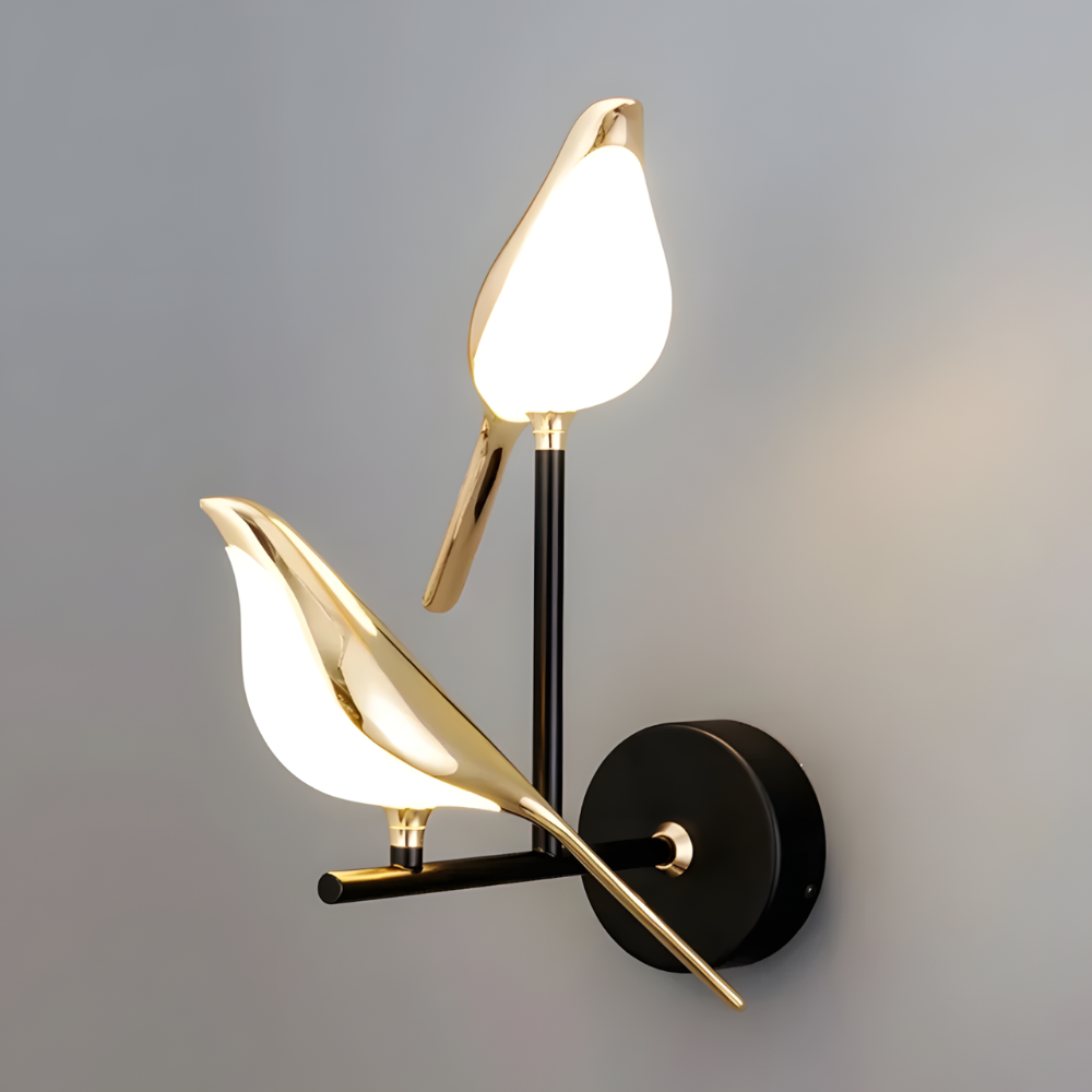 Lampe murale LED applique en forme oiseau nordique décorative – SKYRA