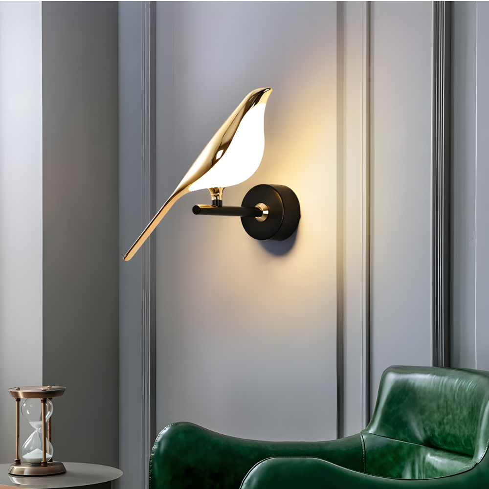 Lampe murale LED applique en forme oiseau nordique décorative – SKYRA