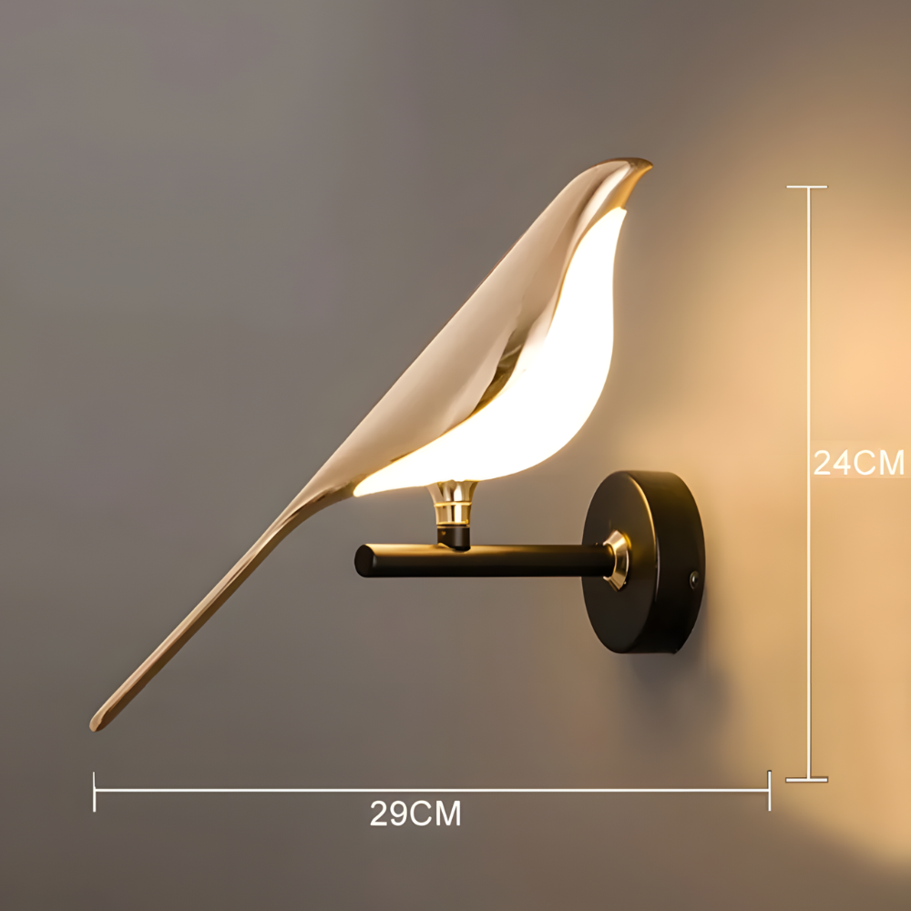 Lampe murale LED applique en forme oiseau nordique décorative – SKYRA