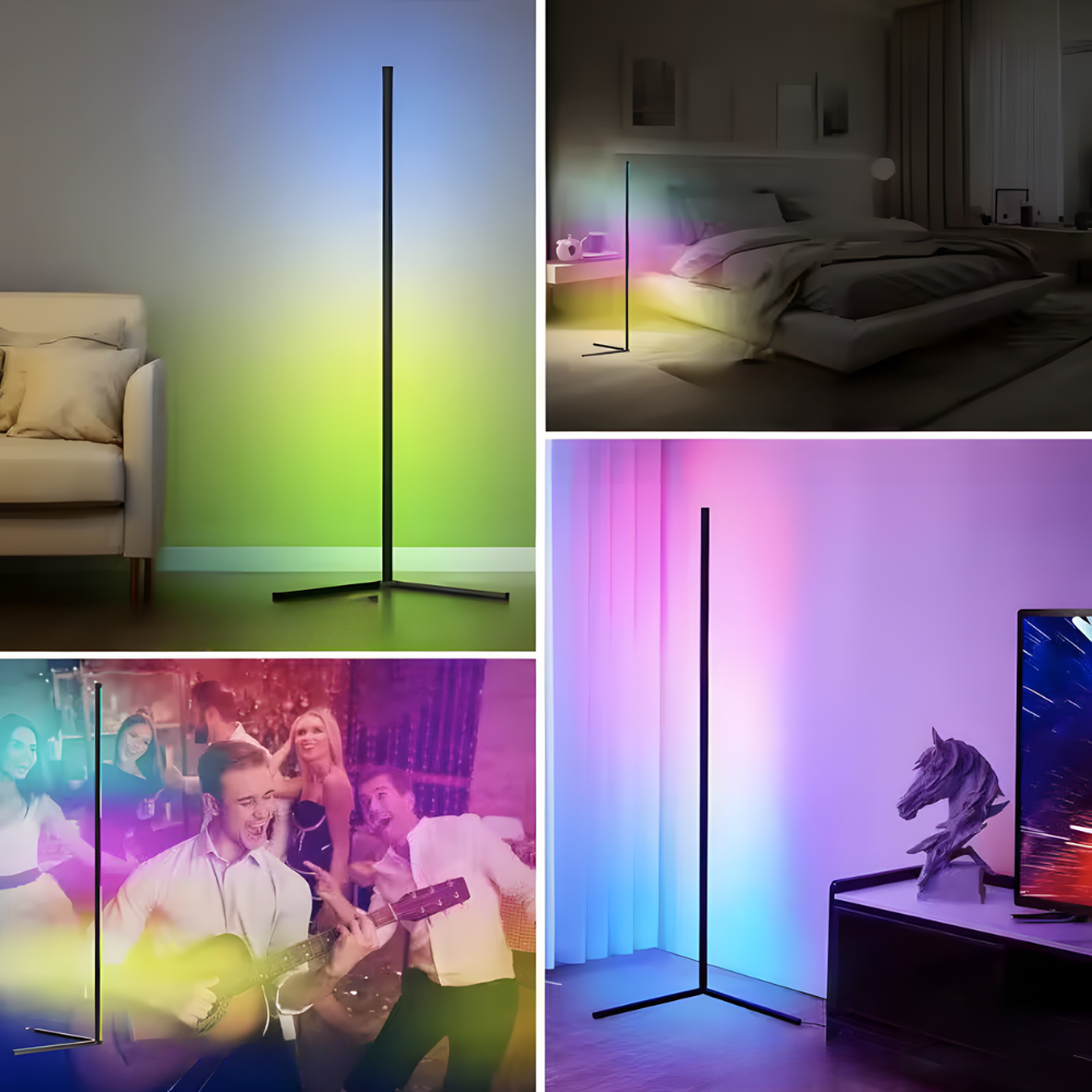 Lampe sur pied d’Ambiance RGB Connectée – LUSYNC