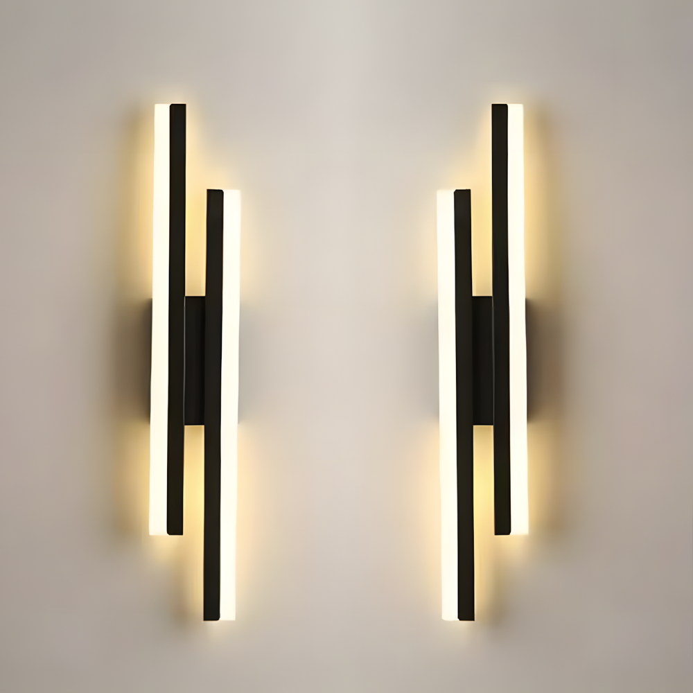 Lampe murale LED design cuivre et acrylique – LUNAYA