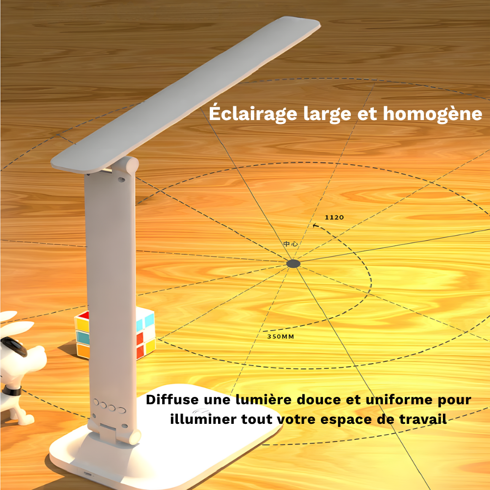 Lampe de bureau LED pliable tactile – VAKKO