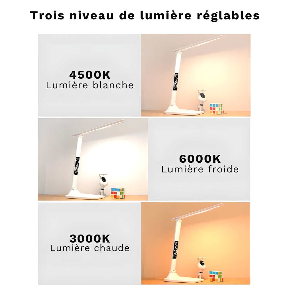 Lampe de bureau LED pliable tactile – VAKKO