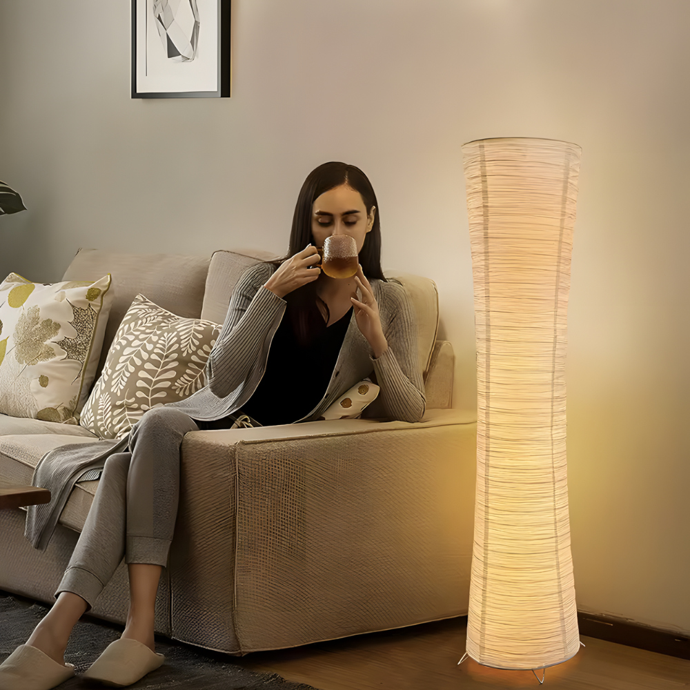 Lampe sur Pied Design Cylindrique – SHIRO