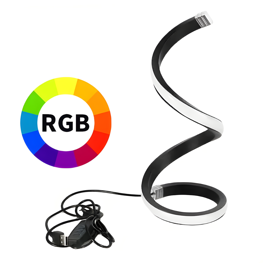 Lampe de bureau LED RGB design – SPIRA